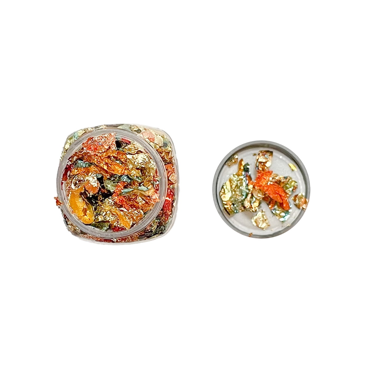 Recollections Rainbow Foil Specialty Glitter Flakes, 12 Pack