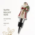thumbnail image 7 of Spode Christmas Tree Santa Figural Bottle Stopper – Beverage & Wine Stopper, Ideal Holiday Home Décor, Holiday Entertaining – Decorative, Reusable & Festive Wine Accessory, 7 of 7
