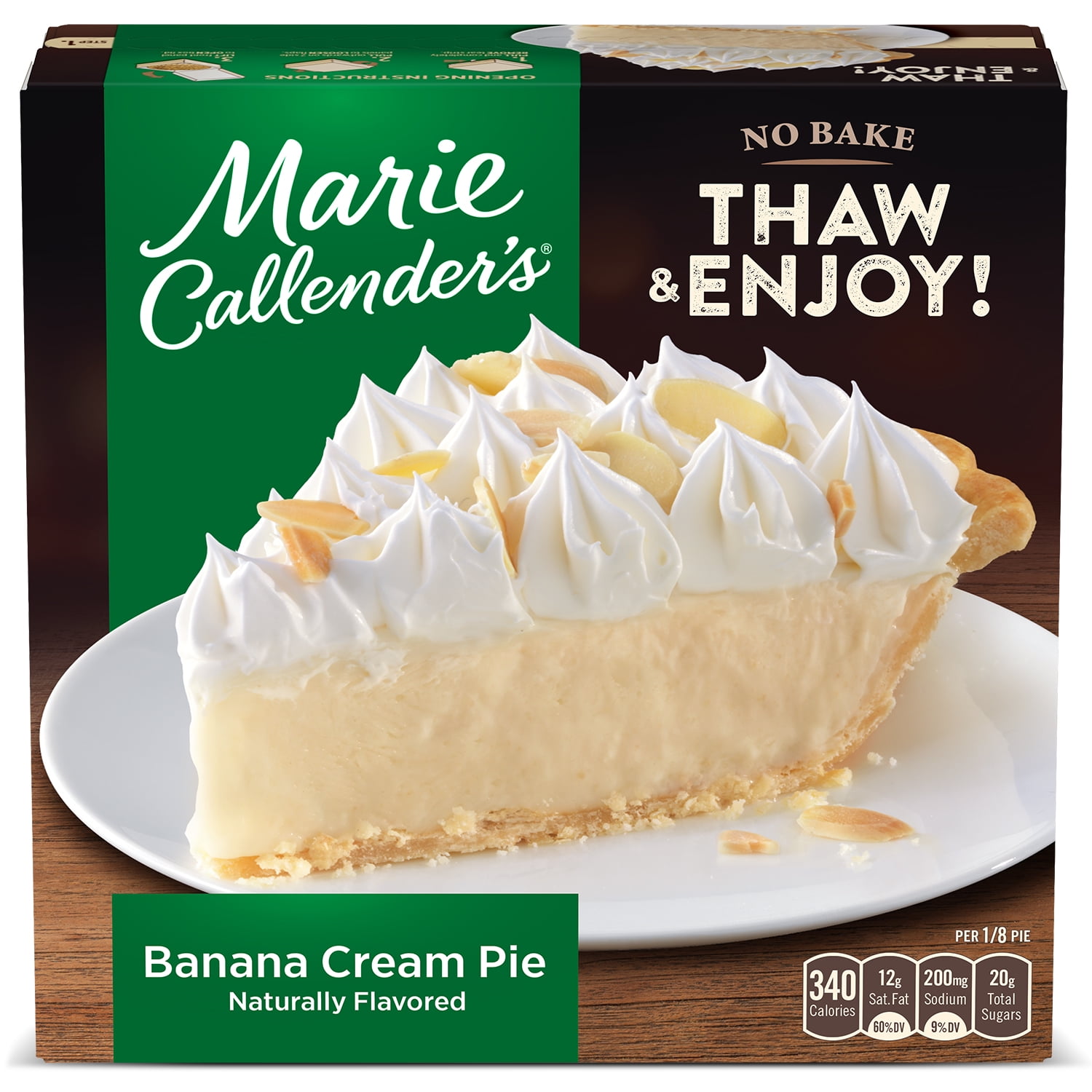 Marie Callender's Banana Cream Pie, 34.9 oz (Frozen)
