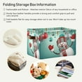 thumbnail image 5 of GZHJMY 3D Happy Snowman Party Storage Bin for Toy Storage Basket Dirty Clothes Sundries Office Home Closet Shelf Cube Box Waterproof Laundry Basket Collapsible Organizer, 5 of 7