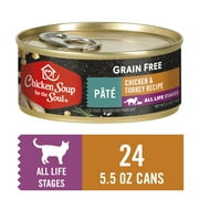 Chicken Soup Grain Free - Chicken & Turkey Pate - Cat (24x5.5oz. Case)