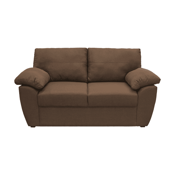 Sofá love seat Sefora, 2 plazas, Atlas del Descanso color Café