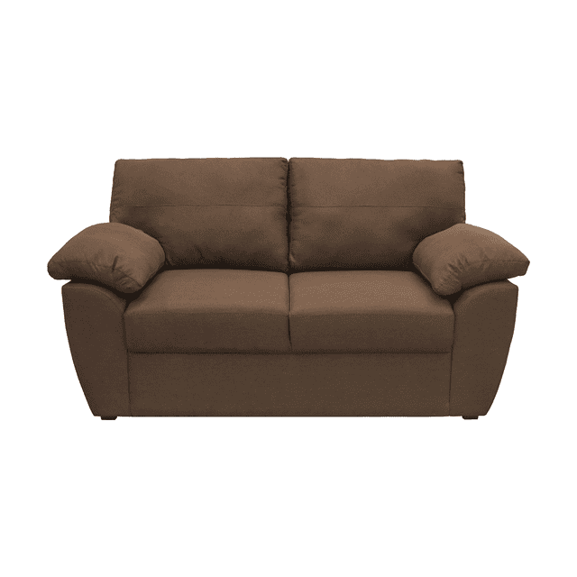 Sofá love seat Sefora, 2 plazas, Atlas del Descanso color Café