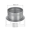 thumbnail image 2 of Conector de conducto Uxcell de 4 pulgadas, brida de metal para manguera de escape, 2 of 5