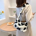 thumbnail image 2 of Bolso de felpa para las axilas, bolso de hombro mullido para mujer, bolso de mano peludo para mujer para otoño e invierno, 2 of 5