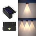 thumbnail image 2 of 4 Lámparas de Pared Solares LED para Escaleras, Iluminación Exterior, Vallas, Porches, Lámparas Decorativas, Vallas, Patios, Jardines, Luz Cálida, 2 of 7