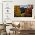 thumbnail image 5 of Elephant Stock Bear Lake In Autumn Wall Art - Horizontal Canvas Wall Art - Living Room Wall Decor - Nature Canvas - Orange And Green Decor - 12" x 8", 5 of 8