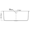 thumbnail image 3 of Dawn Cuisine & Salle de Bain ASU106 Bol Simple sous-Mount 30.38 Po. L - 18 Gauge, 3 of 5