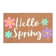 thumbnail image 2 of Spring Floral Decor Welcome Entrance Door Mat, Doormat for Front Door, Non- Backing,Hello Summer Flower Home Decoration Non- Indoor Outdoor Front Doormats Rug 23.6x15.7Inch, 2 of 6