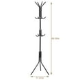 thumbnail image 7 of Hilitand Coat Racks  Hall Tree Hatrack Coat Rack Stand Metal Coat Hanger Tree with 12 Hooks for Hats Clothes Suits Handbags Umbrella in Entryway Hallway Bedroom Office Use, 7 of 7