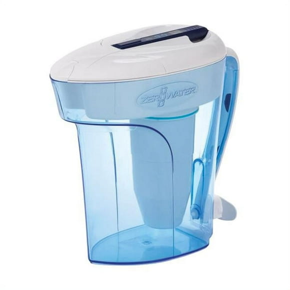 Zerowater 4934246 Ready-Pour 96 oz Blue Water Filtration Pitcher