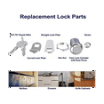 thumbnail image 5 of 6 Pcs Mailbox Lock, 1-1/8Inch Cabinet Locks and Cam Locks, 5 of 8