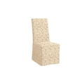 thumbnail image 2 of SureFit Scroll Full Length Skirt with Ties Dining Chair Slipcover, Champagne, 2 of 4