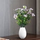 thumbnail image 5 of Flores artificiales de seda violeta - Arreglo floral de plástico de césped primaveral para decoración de bodas en despacho, 5 of 7