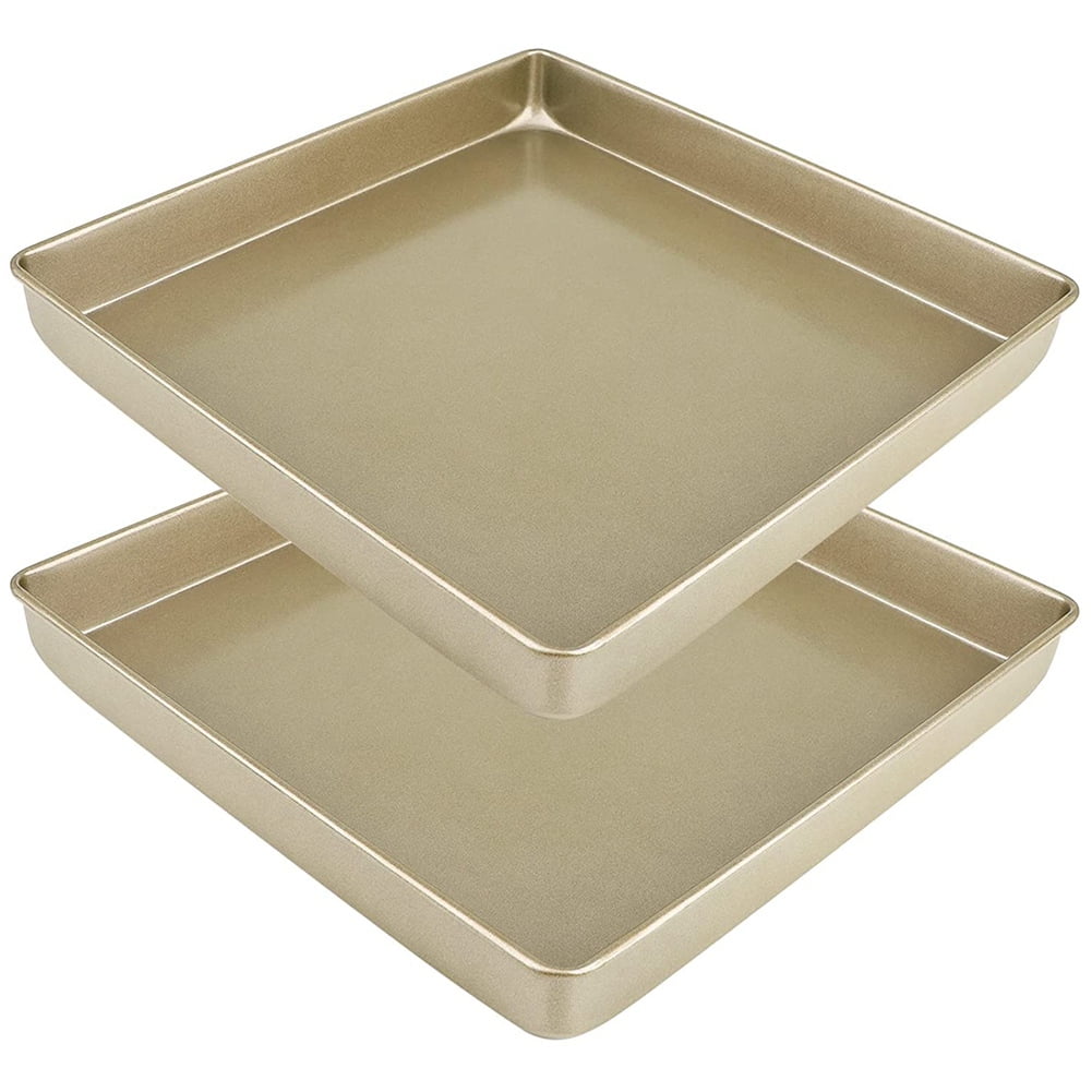 Nonstick Baking Sheet Pans Set, 2Pcs 11X9 Inch Rectangle Cookie Oven
