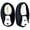 Peanuts/Black, variant on Peanuts Women's 3D Plush Head Fuzzy Babba Slipper Socks, 1-Pack, Sizes S/M-M/L