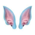 thumbnail image 1 of Latex Elf Mascarade d'Oreilles en Direct Diffusion Accessoires Halloween Fausse Oreille Bleu, 1 of 9