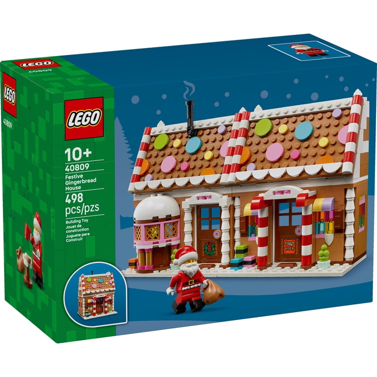 LEGO, Iconic Festive Gingerbread House, 40809, Multicolor