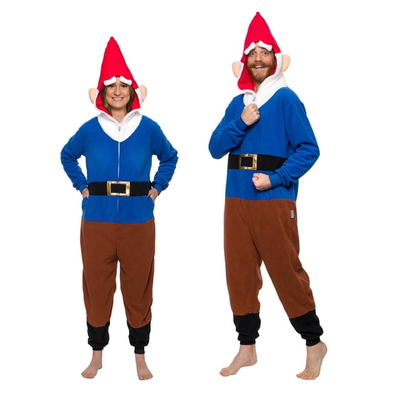 Gnome One Piece - Fantasy Costume Jumpsuit (Large, Blue)