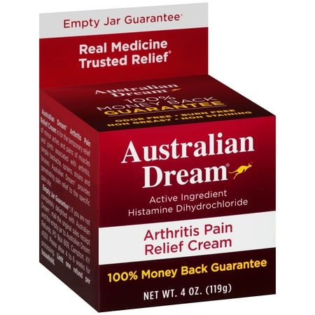 Australian Dream® Arthritis Pain Relief Cream 4 oz. (Best Painkillers For Back Pain Australia)