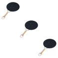 thumbnail image 1 of bedienty Heat Diffuser Plate Disc Kitchen Cookware Milk Coffee Heat Diffuser Ring mer Ring with Wooden Handle 22cm 3Set, 1 of 6