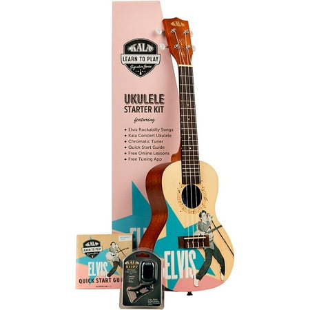 Kala Learn to Play Elvis Signature Ukulele Rockabilly