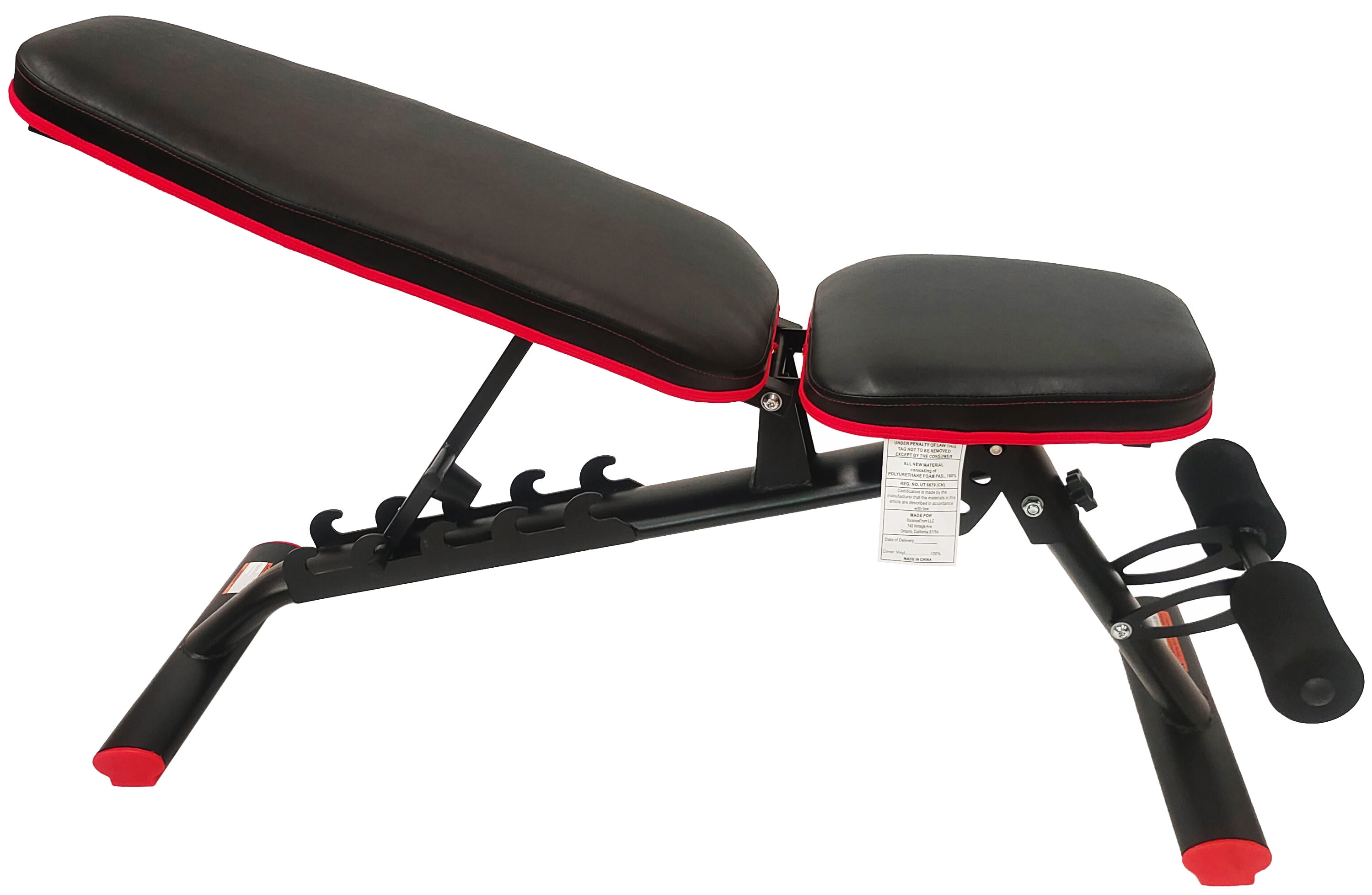 BalanceFrom Heavy Duty Adjustable and Foldable Utility Weight Bench Lite 800 Pound Capacity Walmart