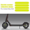 thumbnail image 3 of Pegatinas reflectantes para scooter 4x Electric Night Safety para Ninebot Yellow JShteea Accesorios para bicicletas, 3 of 4
