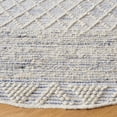 thumbnail image 3 of SAFAVIEH Natura Roza Southwestern Area Rug, Ivory/Blue, 6' x 6' Round, 3 of 8