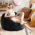 thumbnail image 3 of Sillón Puff Codi 91 cm Negro con Funda Removible, 3 of 7