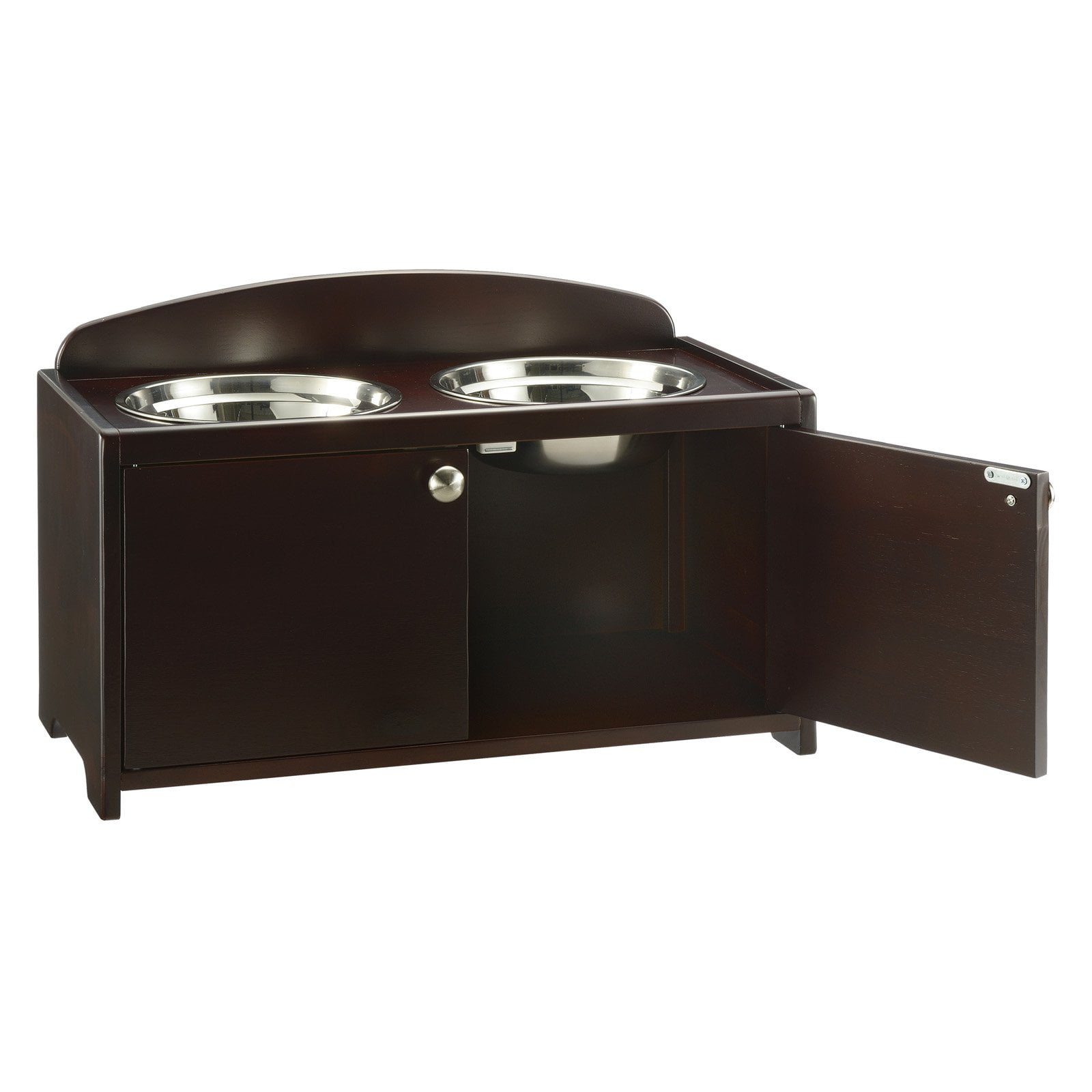 Elegant Wooden Pet Feeder M