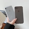 thumbnail image 2 of Case for iPhone 7/iPhone 8/iPhone SE,Clear Soft Silicone Bumper Protective Retro Color Transparent Shockproof Phone Case - Gray, 2 of 4