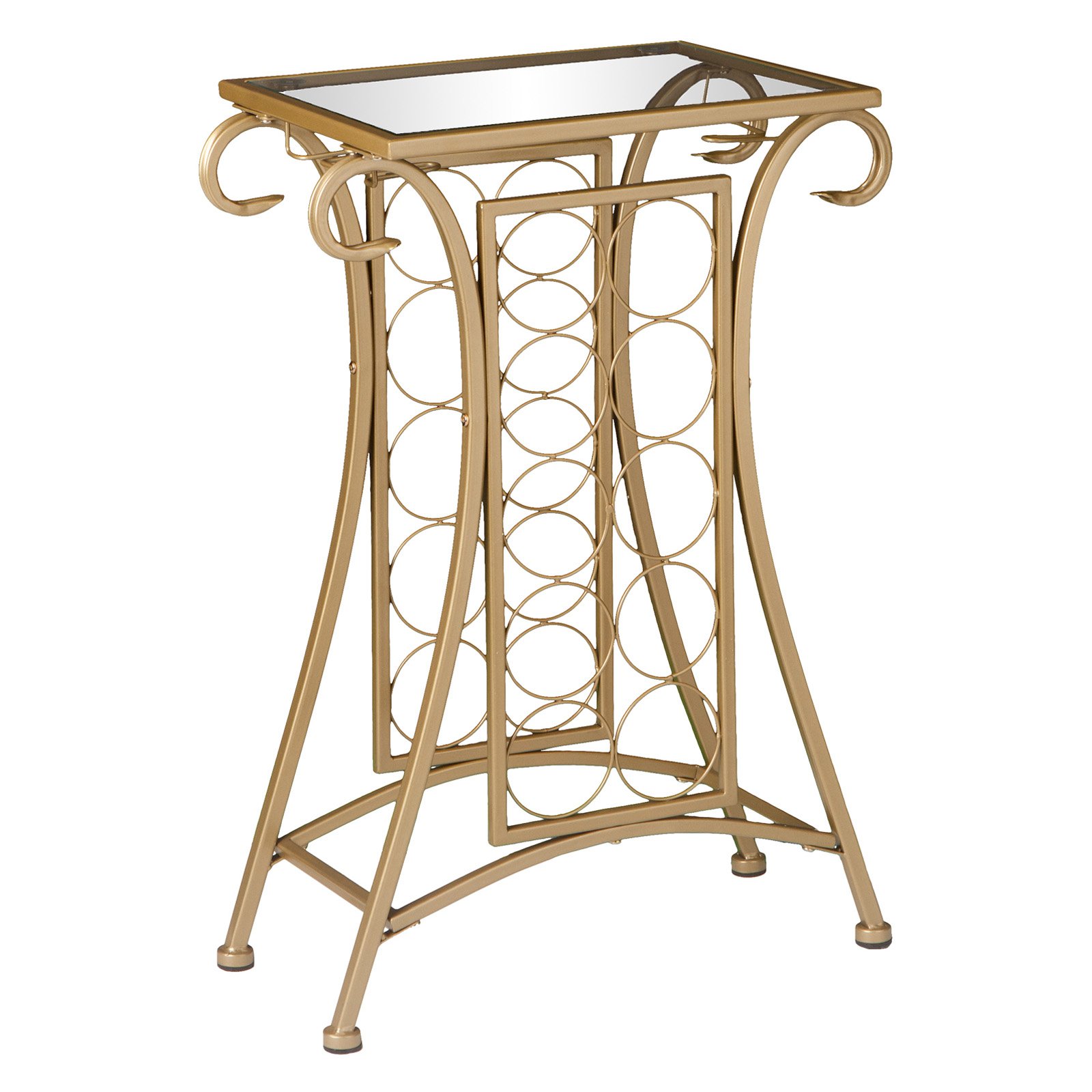 Southern Enterprises Newnan Wine Rack/Table