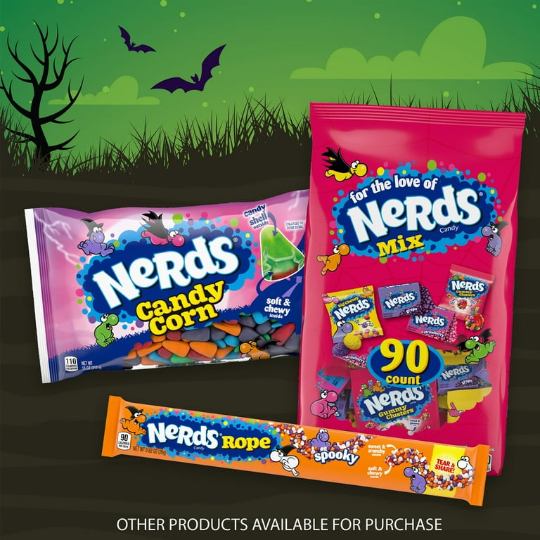 Nerds Halloween Spooky Ropes, Gummy Rope Candy, 0.92 oz