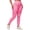 Pink, variant on Yoga Pants Women Enhanced Booty Leggings Sport Fitness Leisure Trousers Long Pants with Pineapple Grid Pattern Women's Pants Pink S