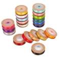 thumbnail image 4 of 20 Rolls Double-sided Ribbons DIY Gift Wrapping Ribbon Decorative Ribbons, 4 of 9