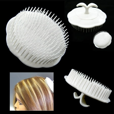 Deluxe Hair Shampoo Brush Scalp Clean Massage Massager Comb Head Care Salon New