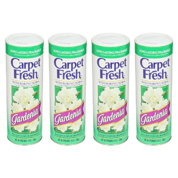 Carpet Fresh Rug and Room Deodorizer Powder Gardenia with Baking Soda