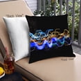 thumbnail image 1 of Ahgly Company Neon Neon Coussin d'Extérieur, 18 Pouces par 18 Pouces, 1 of 6