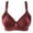 Coffee, variant on Viikei Bras for Women Sports Bras Wirefree Plus Size Adjustable Extra-Elastic Solid Color Shaping Cup Lingerie