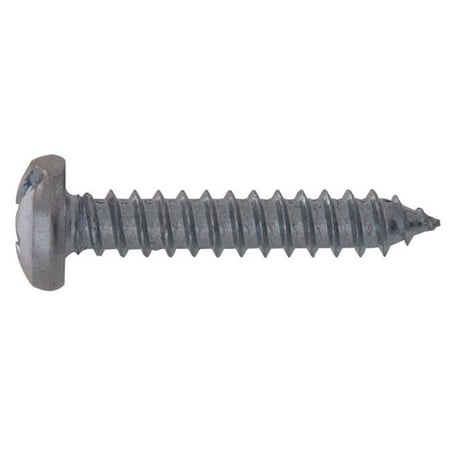 

74030 8 x 1 in. Pan Combo Head Zinc Plated Sheet Metal Screw