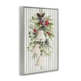 thumbnail image 2 of Holiday Bells with Holly Gray Framed Giclee Art, 12 x 18, Made In USA, 2 of 7