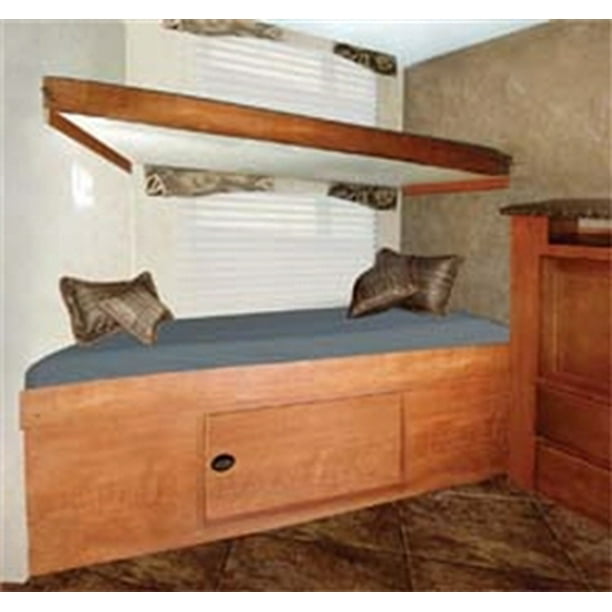 Essential Camper's Slat Grey Bunk Sheet 34 Inch Width x 74 Inch Length