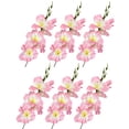thumbnail image 2 of Dusknt 6 Heads Single Artificial Flowers, Realistic Faux Floral Bouquet, Long Lasting Fake Flower Arrangement for Wedding Decor, Home Indoor Decoration, Garden Display and Photography Props, 2 of 7