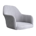 thumbnail image 2 of Fun protectora para silla de comedor de poliéster Jacquard elástico suave, fun protectora para asiento, fun para asiento de sillón para comedor, hogar, cocina gris Gloria fundas de sofá de comedor, 2 of 9