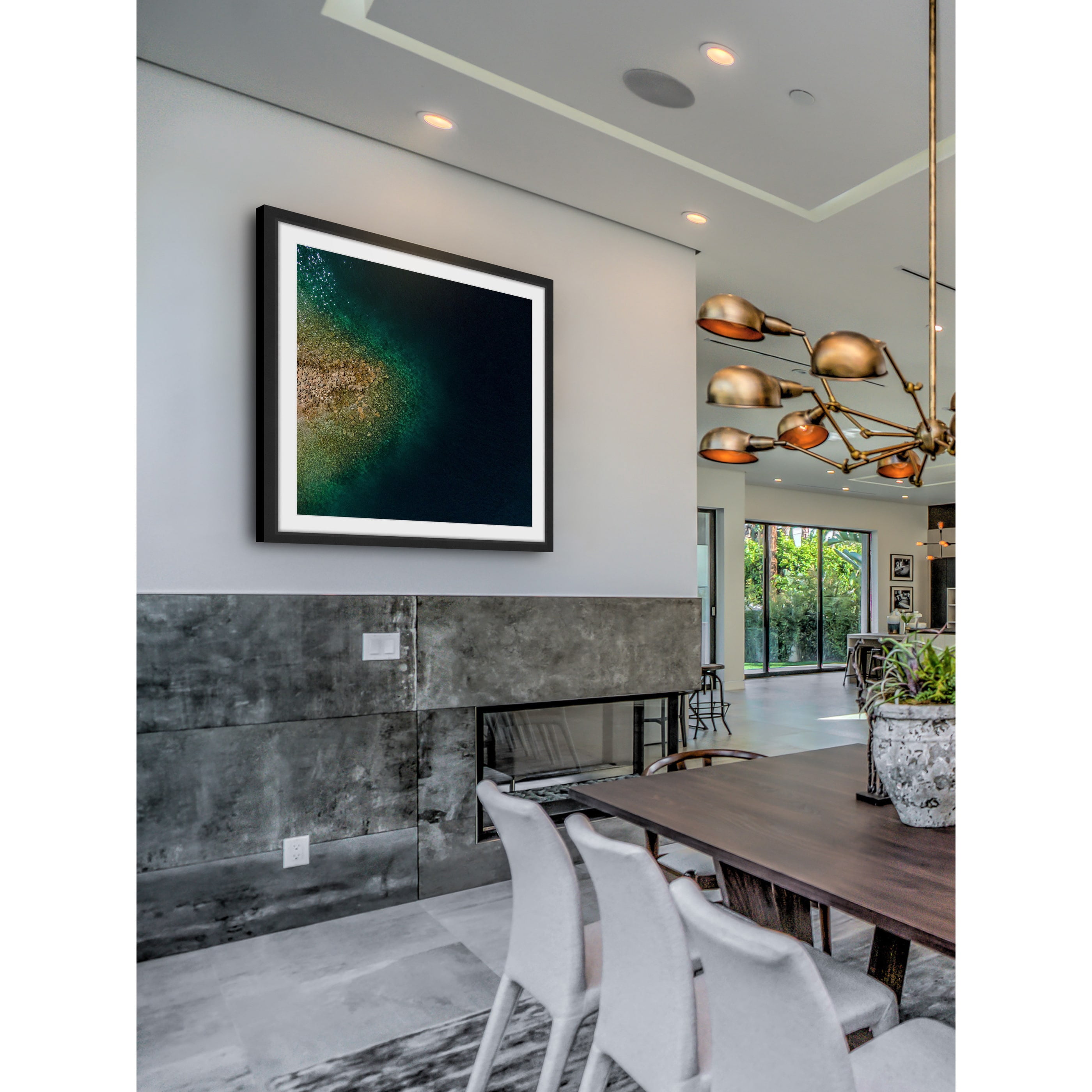 Marmont Hill - "Jutting Out" by Karolis Janulis Framed Painting Print