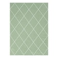 thumbnail image 3 of Unique Loom Decatur Collection Area Rug - Diamond (8' 5" x 11' 4" Rectangle Green/Ivory), 3 of 7