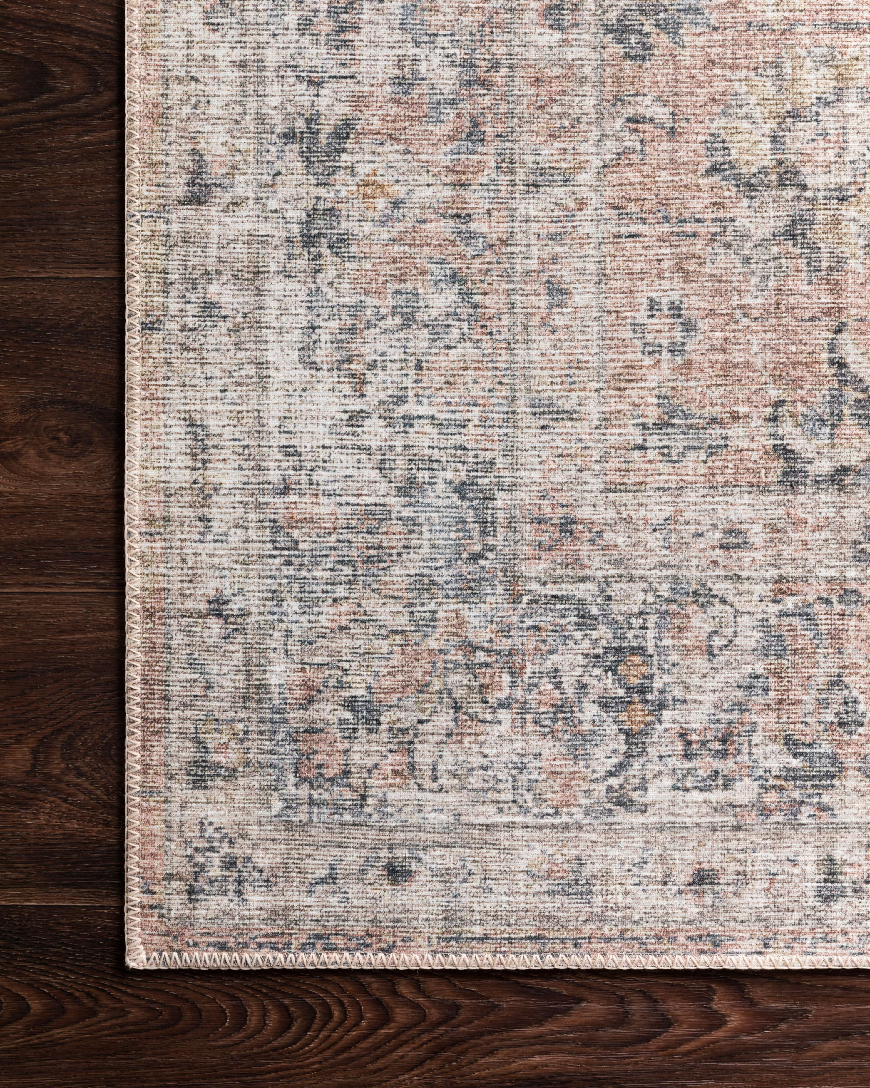 Loloi Skye Oriental Blush / Grey Area Rug