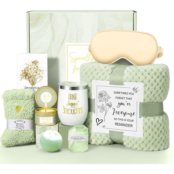 Valentines Day Gifts for Her Women Daughter Girlfriend Wife,Birthday Gifts for mom&Grandma,Luxury Self Care Spa Gift Basket Set