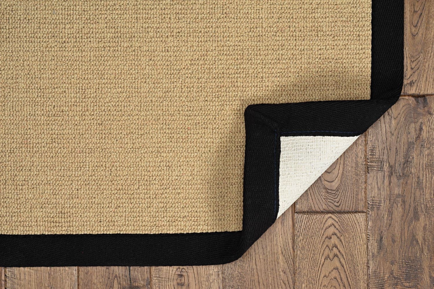 Athena Sisal & Black 1'10" x 2'10" Accent Rug
